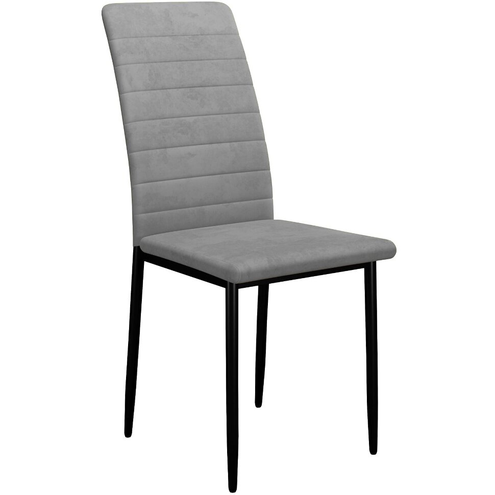 Стул DikLine ТЕКС каркас черный/ B22 GREY 