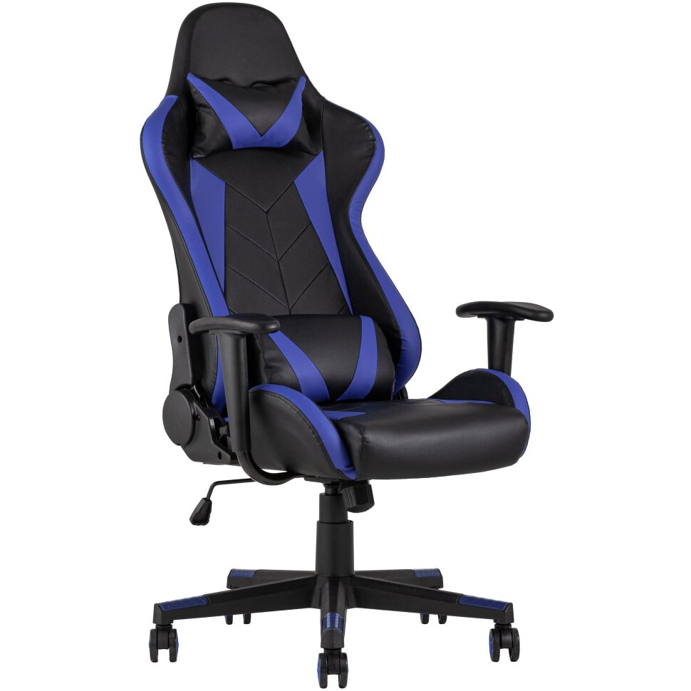 Кресло игровое TopChairs Gallardo синее Кресло игровое TopChairs Gallardo синее