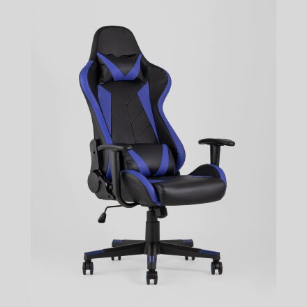 Кресло игровое TopChairs Gallardo синее 