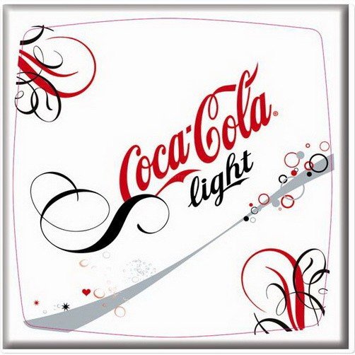 Прямоугольная столешница Werzalit (70х120 см) coca cola lightl печать Белый